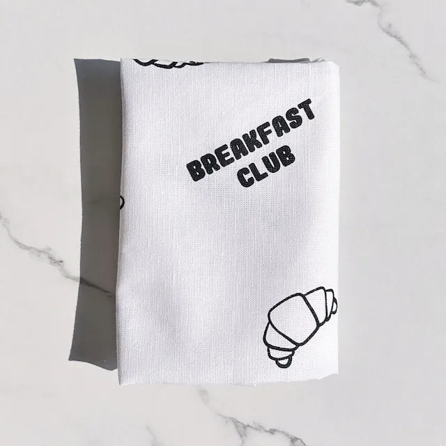Geschirrtuch “Breakfast Club” | Frühstück mit Humor | Lou Loto