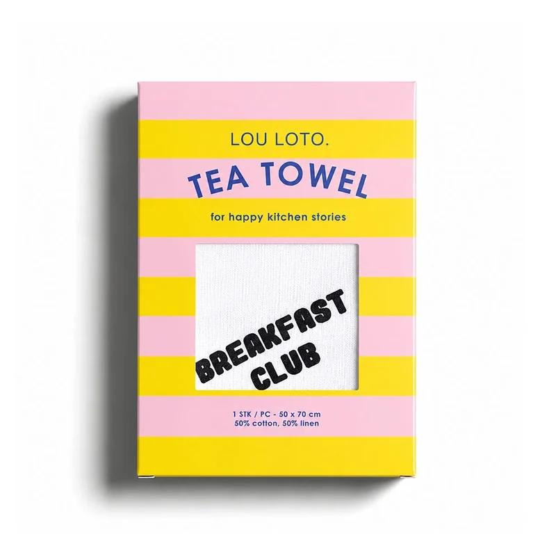 Geschirrtuch “Breakfast Club” | Frühstück mit Humor | Lou Loto