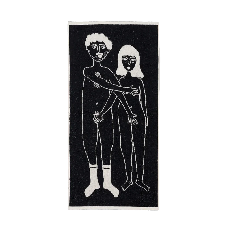 Handtuch “Naked Couple” 50x100 cm | Design Handtuch | helen b
