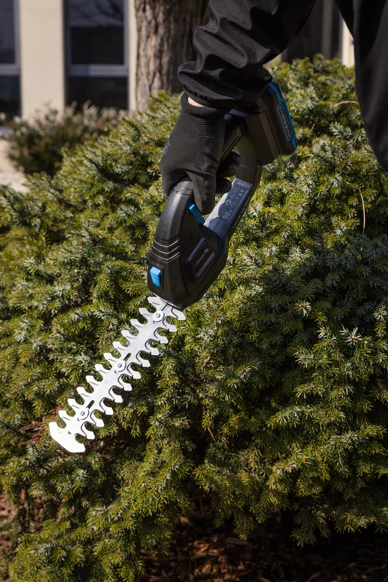 Zestaw nożyc do trawy i żywopłotu z baterią 2ah i ładowarką