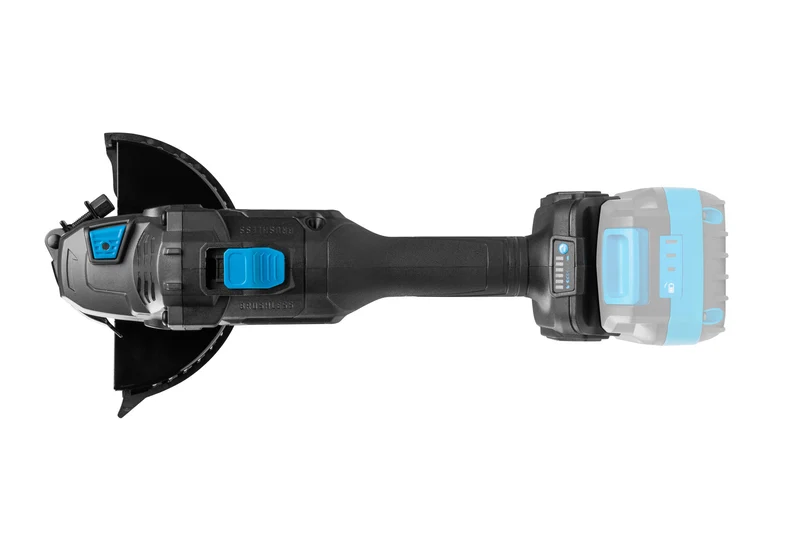 Bezszczotkowa szlifierka kątowa z regulacją prędkości obrotowej 125 mm 18V