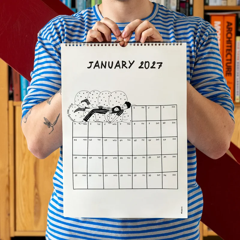Wandkalender “Helen B” 2027 | Illustrativer Kalender | helen b