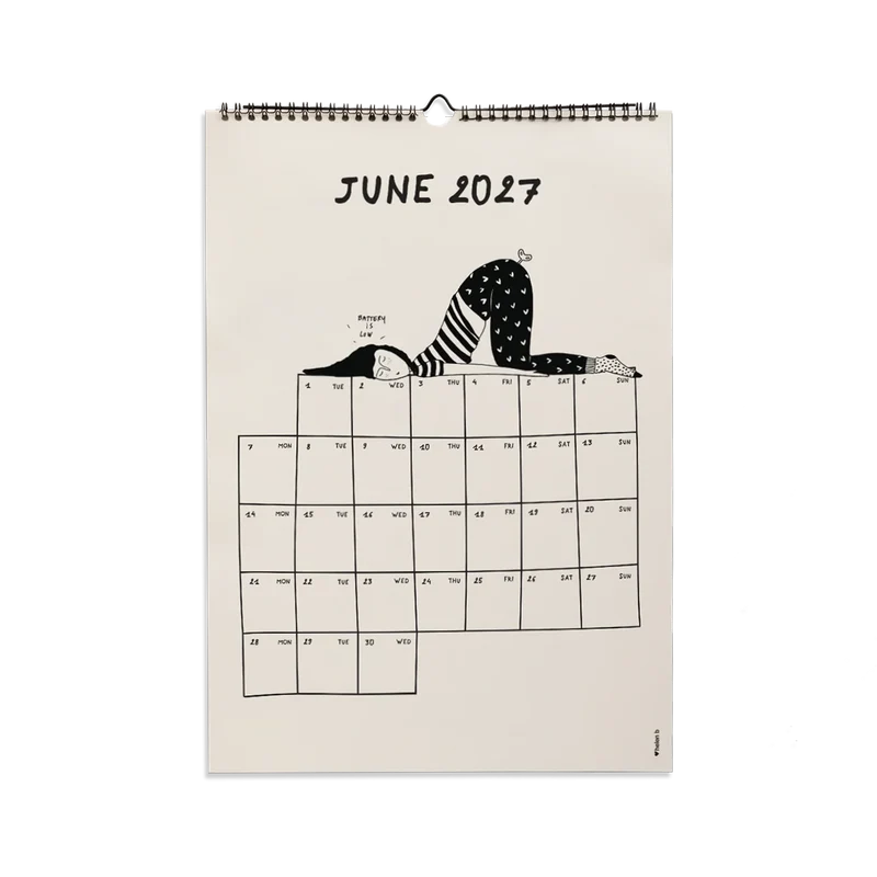 Wandkalender “Helen B” 2027 | Illustrativer Kalender | helen b