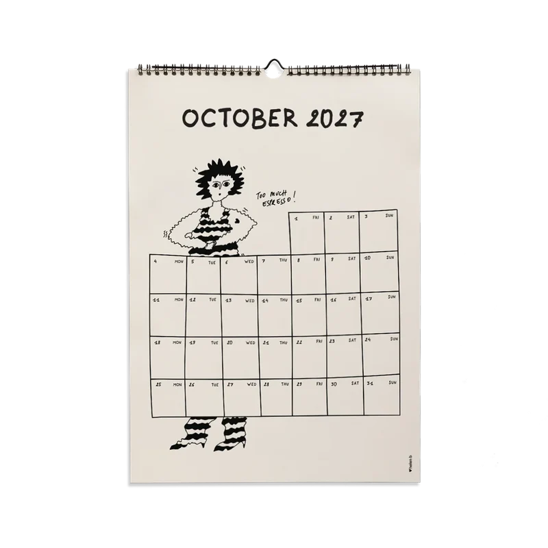 Wandkalender “Helen B” 2027 | Illustrativer Kalender | helen b