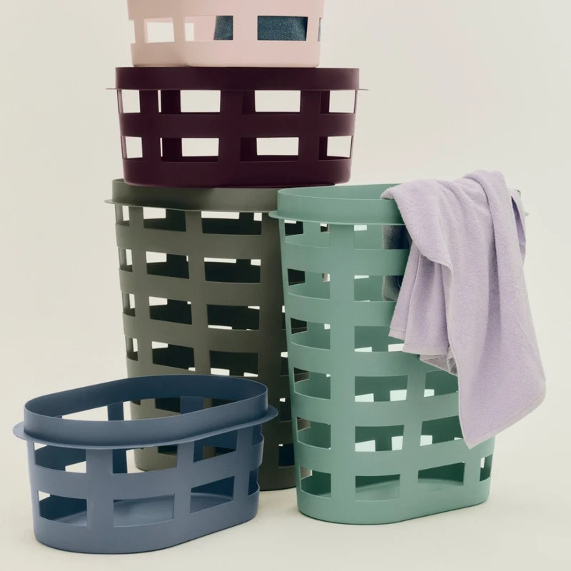 Wäschekorb Basket Blue - HAY