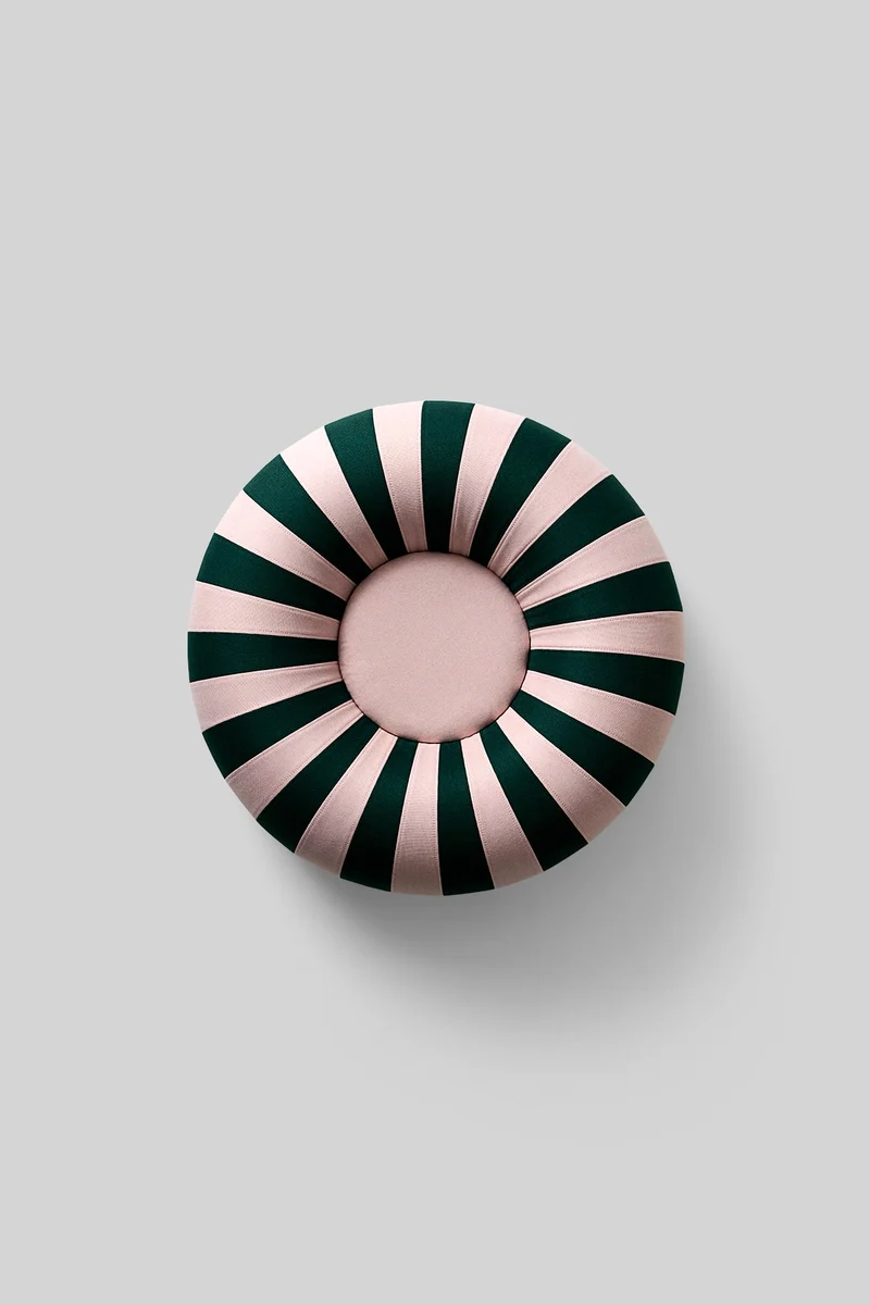 FLOAT, SMALL, DARK GREEN/ROSE