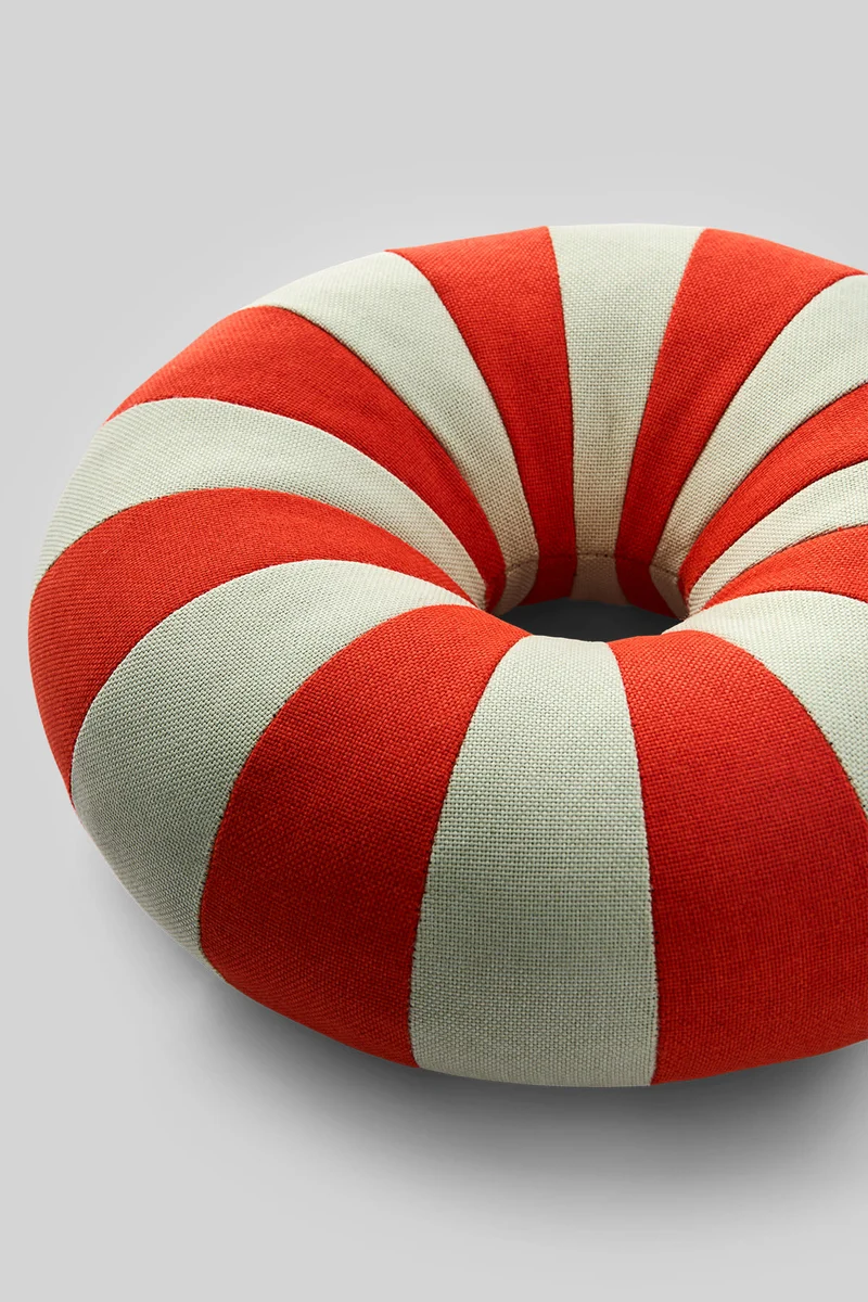 FLOAT PILLOW, RED/MINT