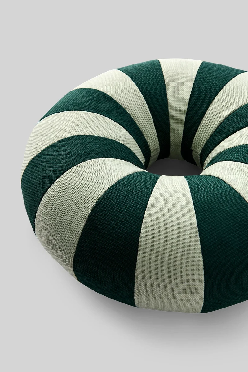 FLOAT PILLOW, MINT/DARK GREEN