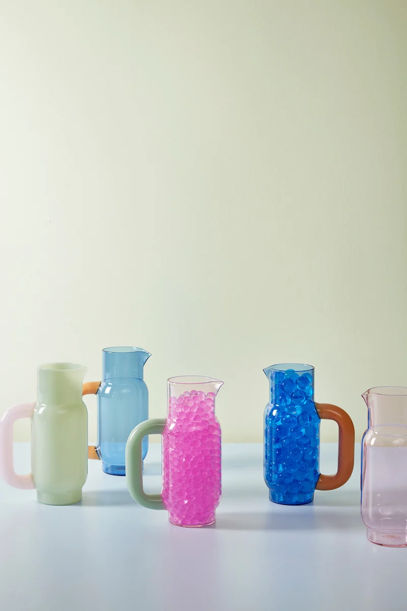 PITCHER, MILKY JADE/ MILKY ROSE