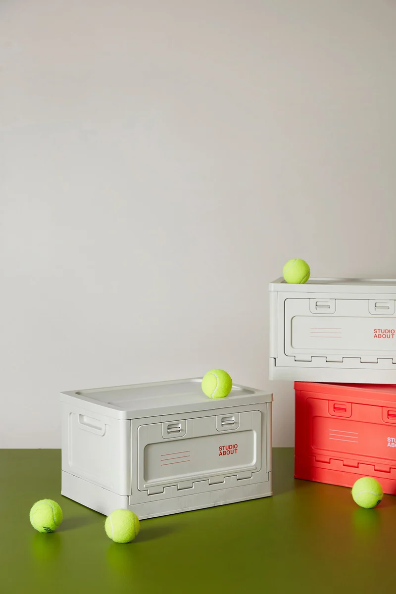 BOX, MEDIUM, LIGHT GREY