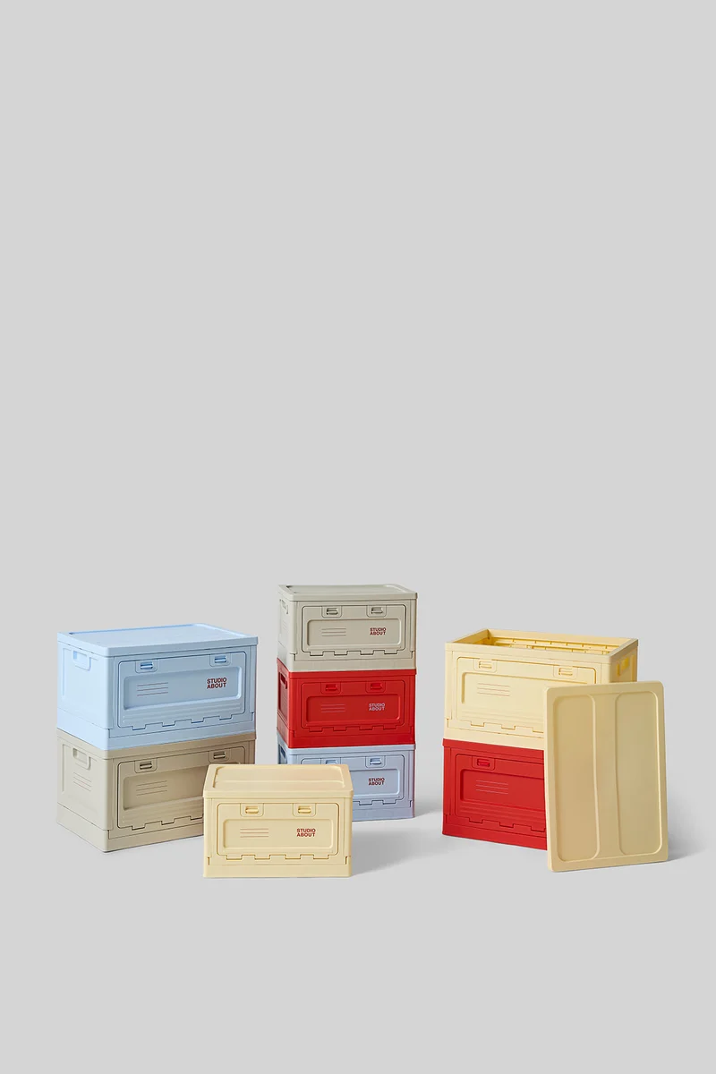 BOX, MEDIUM, LIGHT GREY