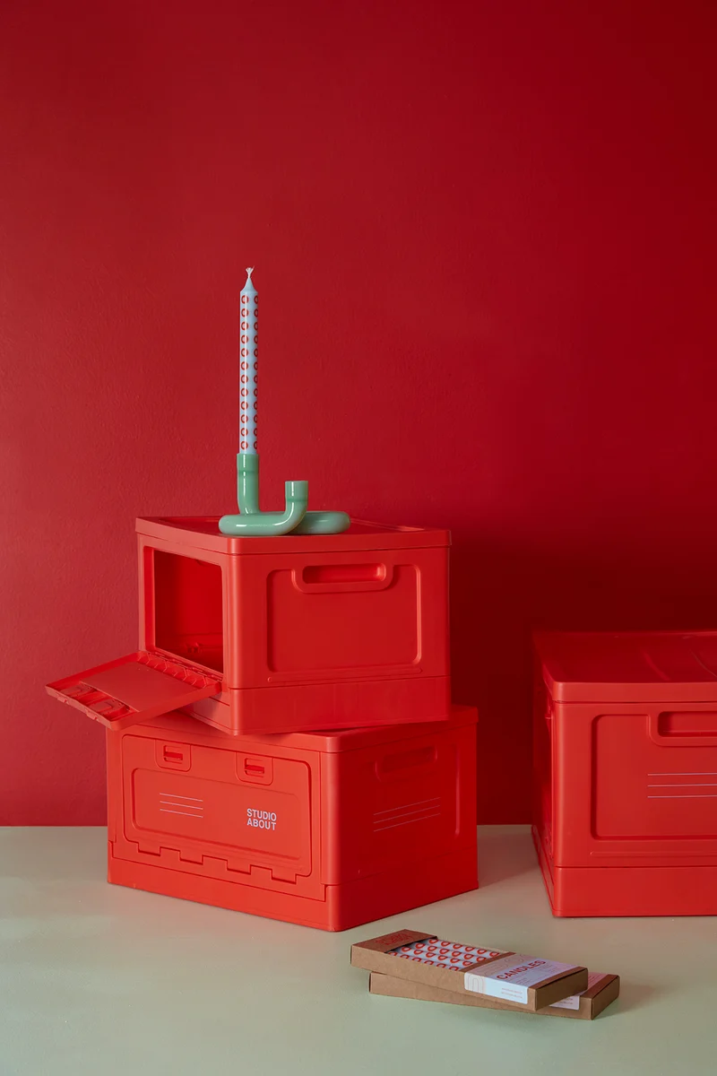 BOX, MEDIUM, RED