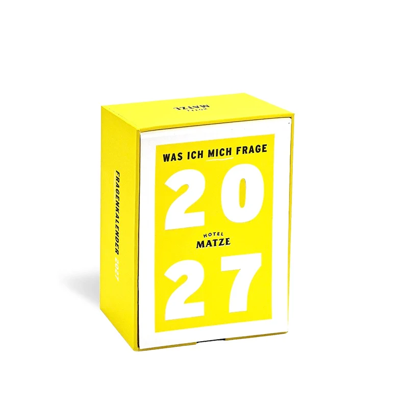 Abreißkalender “Was ich mich frage” 2027 | Verlag Hermann Schmidt