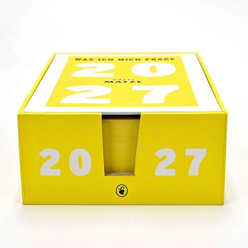 Abreißkalender “Was ich mich frage” 2027 | Verlag Hermann Schmidt