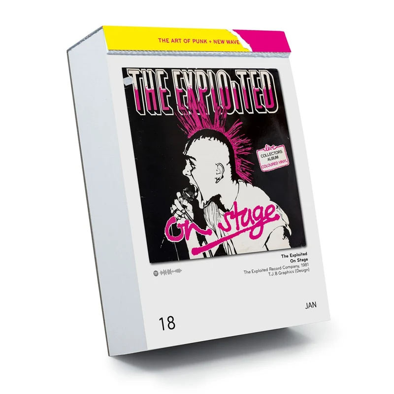 Abreißkalender “The Art of Punk + New Wave Covers” | Albumcover | Seltmann Publishers