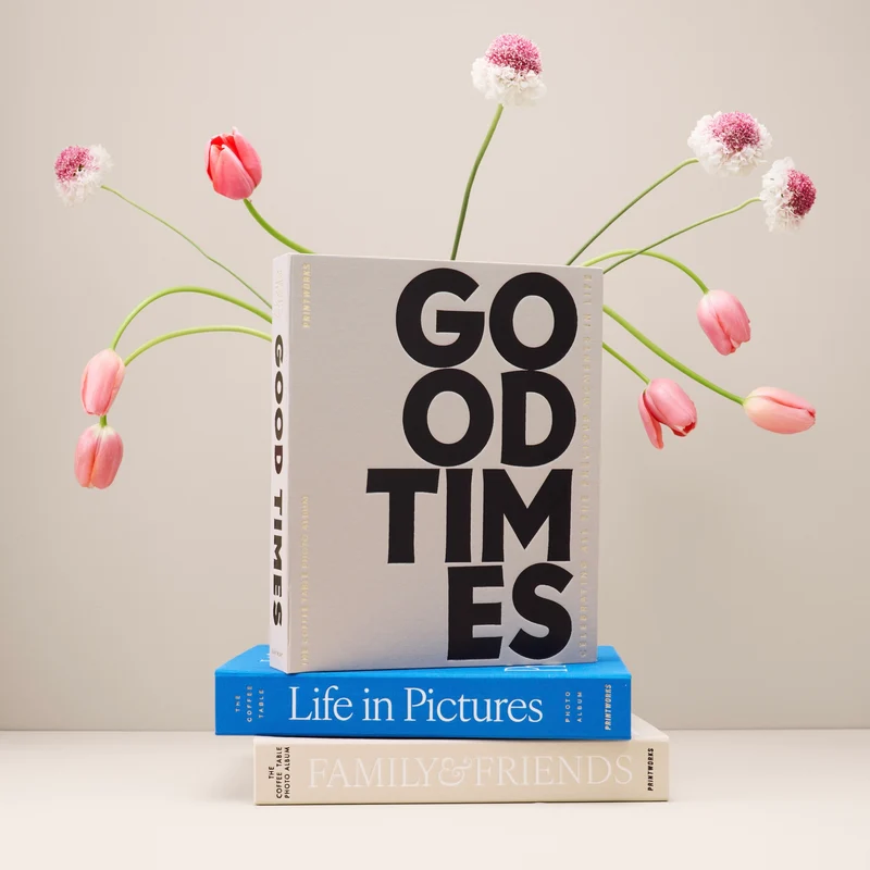 Fotoalbum “Good Times” Grey L | Design Fotoalbum | PRINTWORKS