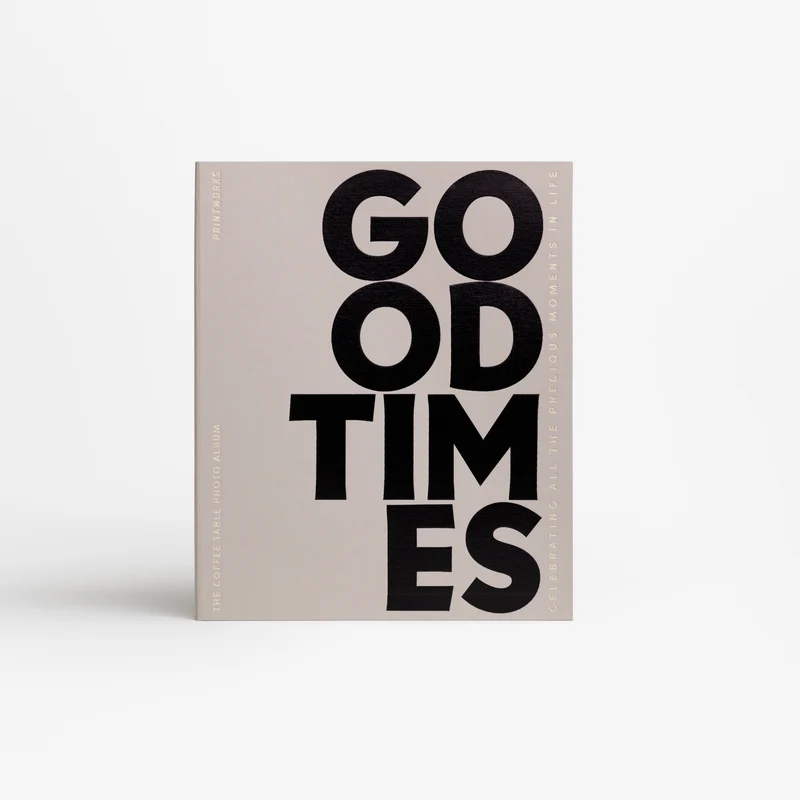 Fotoalbum “Good Times” Grey L | Design Fotoalbum | PRINTWORKS