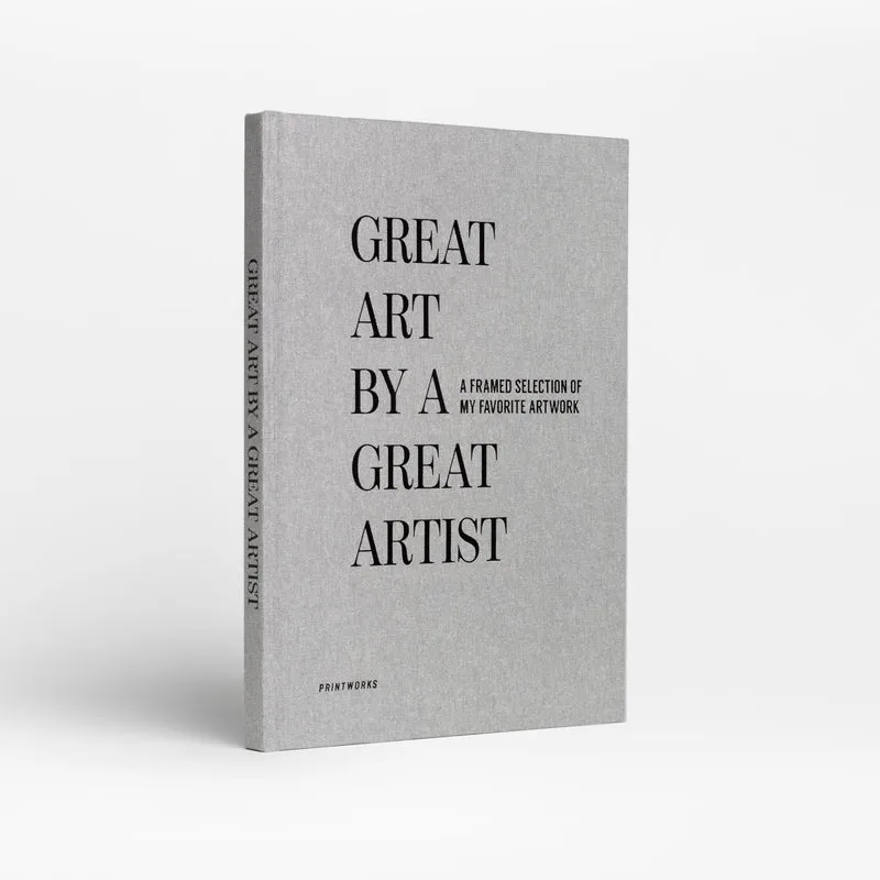 Bilderrahmenbuch “Frame Book Great Art” Grey | PRINTWORKS
