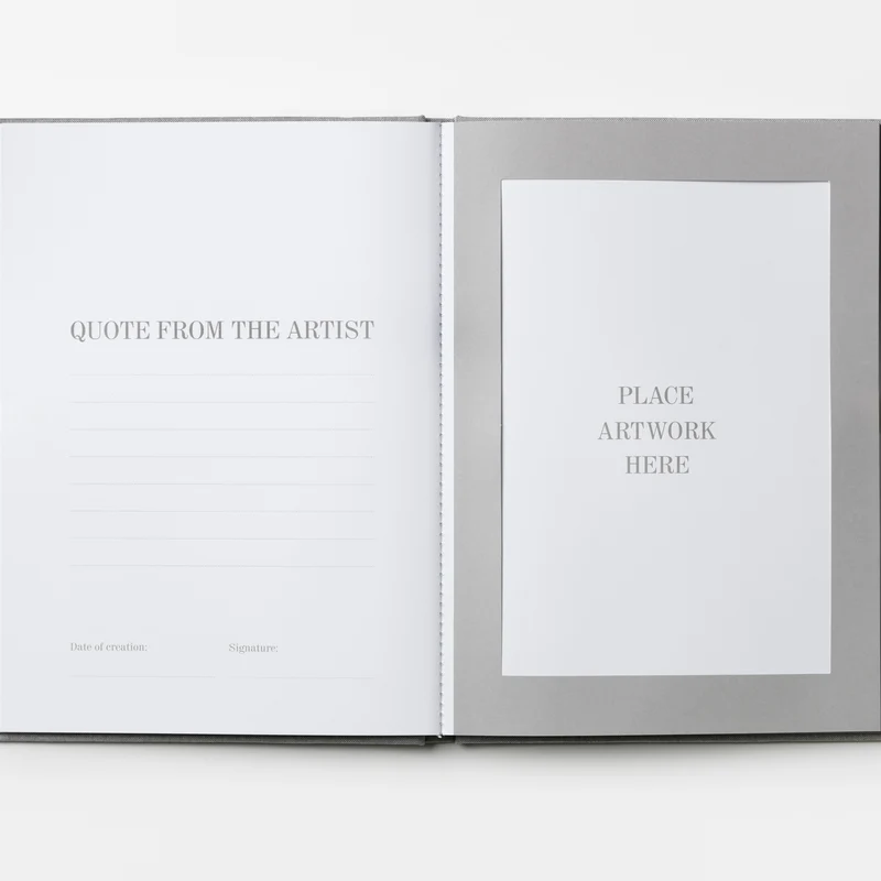 Bilderrahmenbuch “Frame Book Great Art” Grey | PRINTWORKS