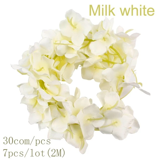 FENGRISE Artificial Flower Vine Silk Rattan Strip Wisteria Silk Garlands Romantic Wedding Decoration Party DIY Craft Wreath