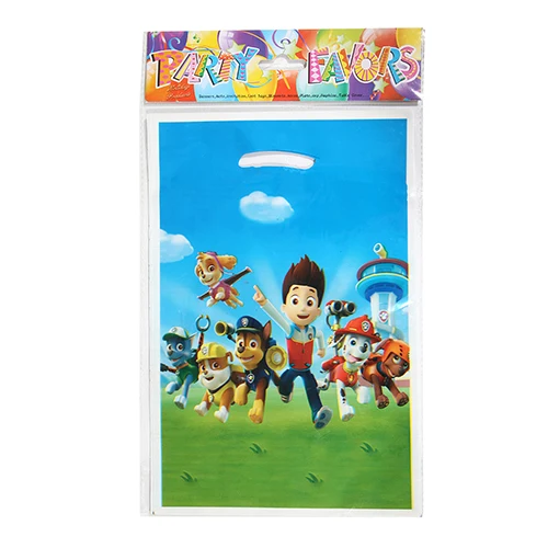 Wholesale Pawed Patrolling Baby happy Birthday Party Decoration Paper Napkins Plates Cups theme party supplies for kids