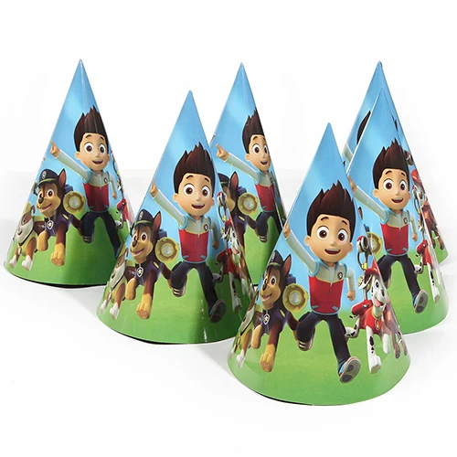 Wholesale Pawed Patrolling Baby happy Birthday Party Decoration Paper Napkins Plates Cups theme party supplies for kids