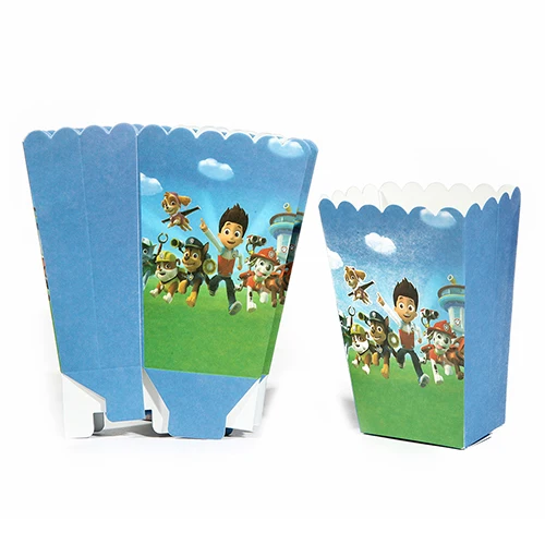 Wholesale Pawed Patrolling Baby happy Birthday Party Decoration Paper Napkins Plates Cups theme party supplies for kids