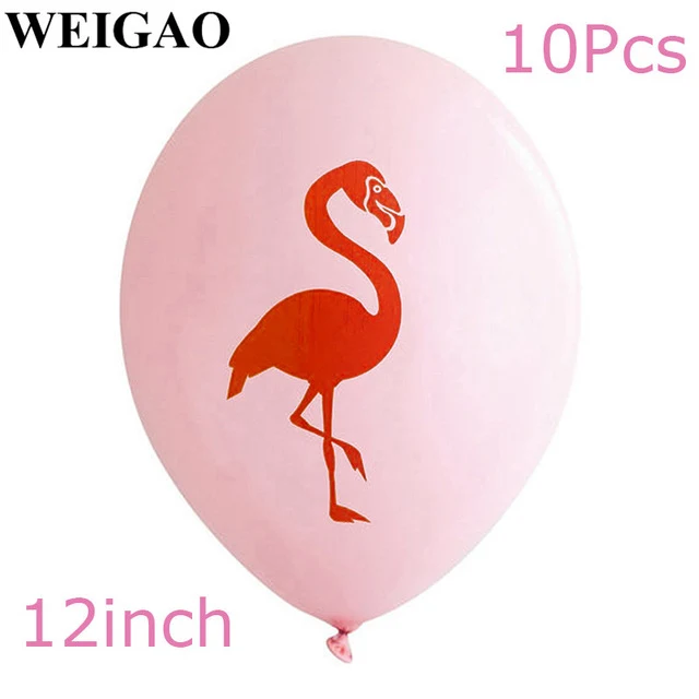 WEIGAO Flamingo Theme Birthday Party Decoration Supplies Pineapple Coconut Tableware Disposable Straw Plate Cup Holder Tableware