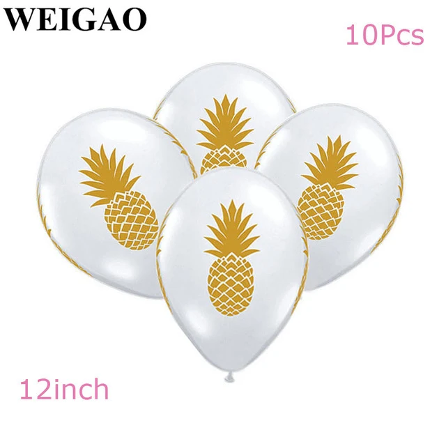 WEIGAO Flamingo Theme Birthday Party Decoration Supplies Pineapple Coconut Tableware Disposable Straw Plate Cup Holder Tableware