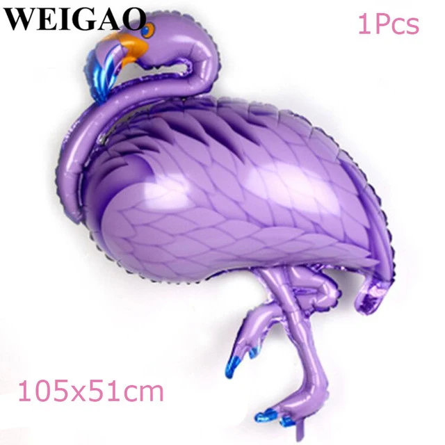 WEIGAO Flamingo Theme Birthday Party Decoration Supplies Pineapple Coconut Tableware Disposable Straw Plate Cup Holder Tableware