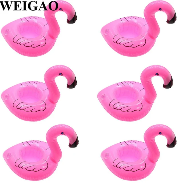 WEIGAO Flamingo Theme Birthday Party Decoration Supplies Pineapple Coconut Tableware Disposable Straw Plate Cup Holder Tableware