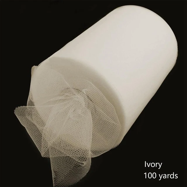 FENGRISE 100 Yards Tulle Wedding Backdrop Wedding Decoration 15cm Tulle Roll Outdoor Ceremony Photography Birthday Party Decor