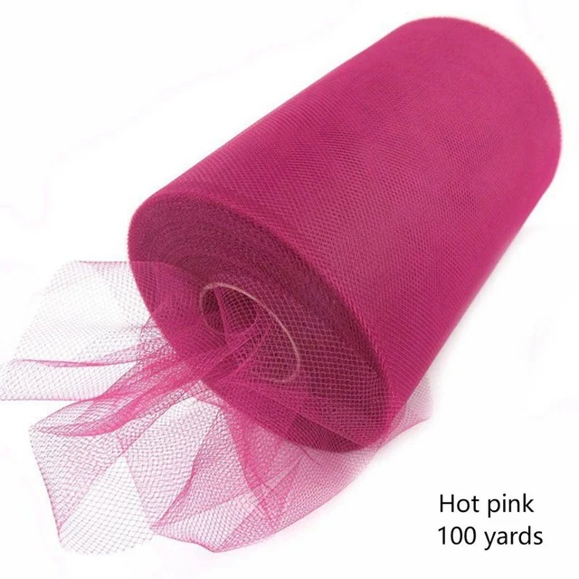 FENGRISE 100 Yards Tulle Wedding Backdrop Wedding Decoration 15cm Tulle Roll Outdoor Ceremony Photography Birthday Party Decor