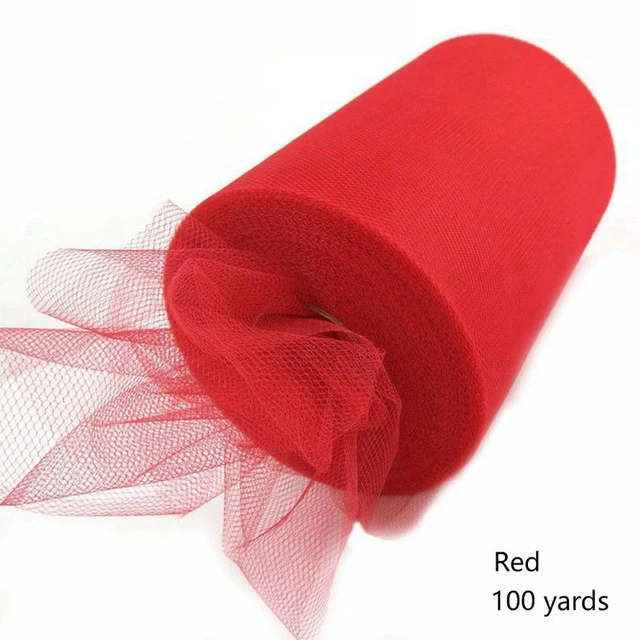 FENGRISE 100 Yards Tulle Wedding Backdrop Wedding Decoration 15cm Tulle Roll Outdoor Ceremony Photography Birthday Party Decor