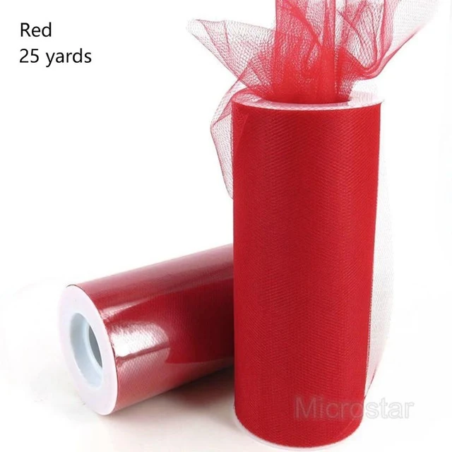 FENGRISE 100 Yards Tulle Wedding Backdrop Wedding Decoration 15cm Tulle Roll Outdoor Ceremony Photography Birthday Party Decor