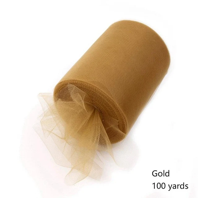 FENGRISE 100 Yards Tulle Wedding Backdrop Wedding Decoration 15cm Tulle Roll Outdoor Ceremony Photography Birthday Party Decor