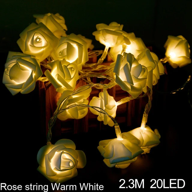 FENGRISE 1.2M 10pcs Led Photo Clip Lights Wedding Decoration Happy Birthday Party Decorations Festive Event Party Decor Supplies