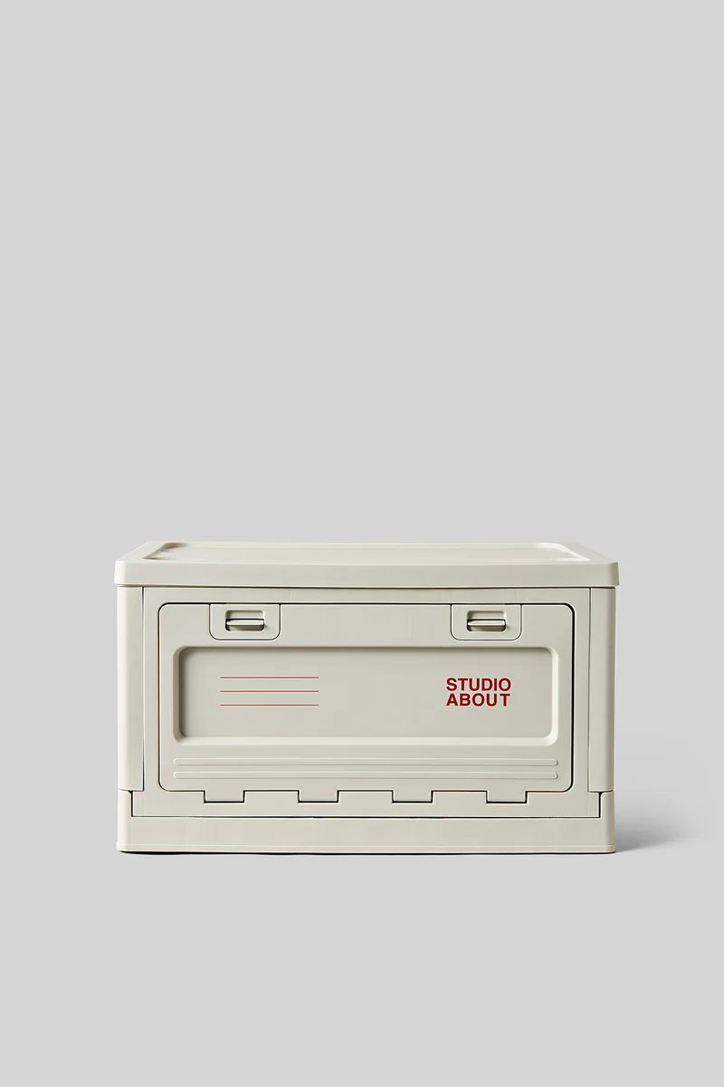 BOX, LARGE, LIGHT GREY