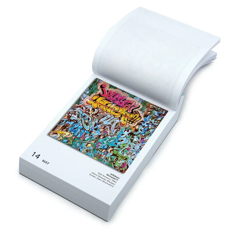 Abreißkalender “Hip Hop Covers Vol. 2” | Rap trifft Design | Seltmann Publishers