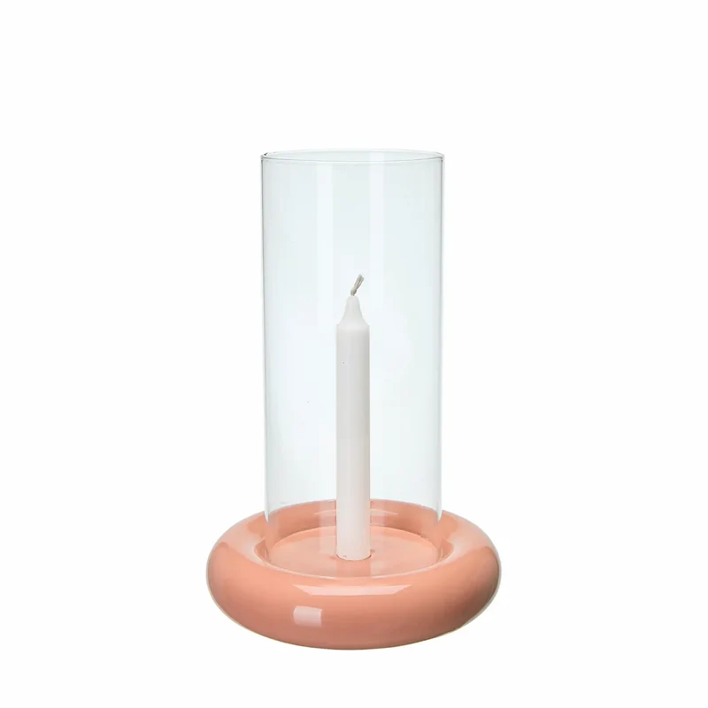 Wikholmform Amara Windlicht Kerzenhalter – Rosa & Weiß