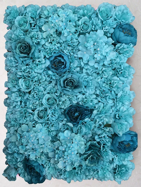 40X60cm Artificial Silk Rose Flower Wall Decoration Decorative Silk Hydrangea Wedding Decoration Backdrop factory wholesale