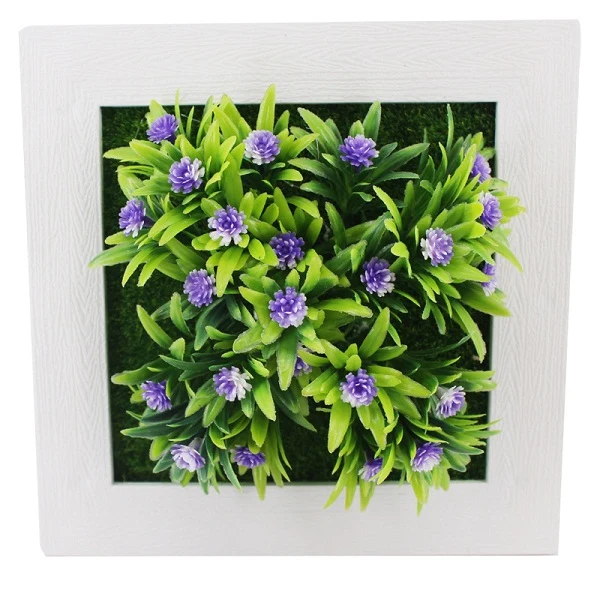Creative 3D Artificial Plants Home Wall Sticker Decorations Resin Flower Living Room Store Ornament Accessories Free shipping