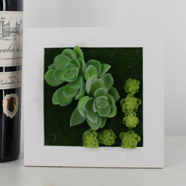 Creative 3D Artificial Plants Home Wall Sticker Decorations Resin Flower Living Room Store Ornament Accessories Free shipping