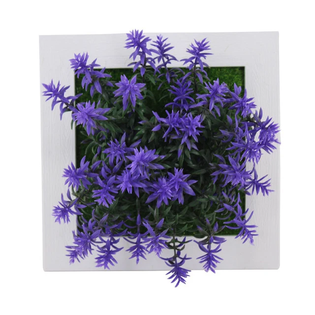 Creative 3D Artificial Plants Home Wall Sticker Decorations Resin Flower Living Room Store Ornament Accessories Free shipping