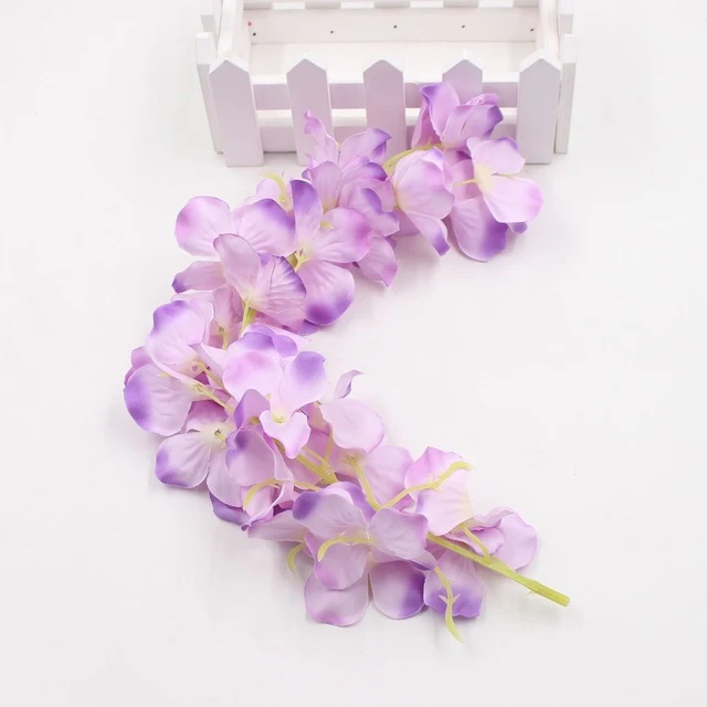 1pcs 30cm Home fashion artificial hydrangea party romantic wedding decorative silk garlands of artificial flowers silk wisteria
