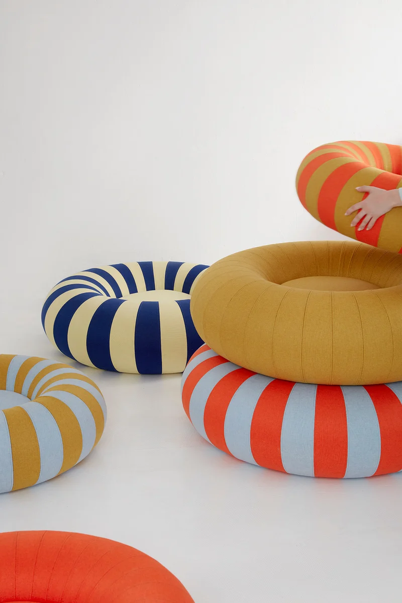 FLOAT, SMALL, BLUE/OCHRE