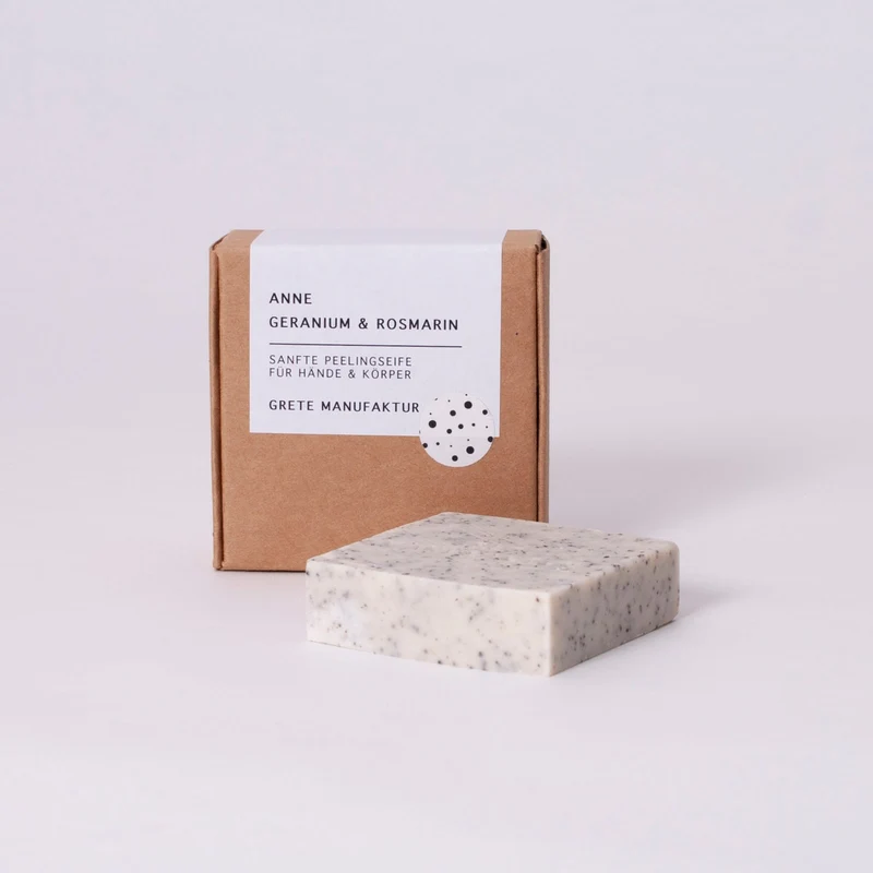 Seife Grete Manufaktur Anne (Geranium/Rosmarin)
