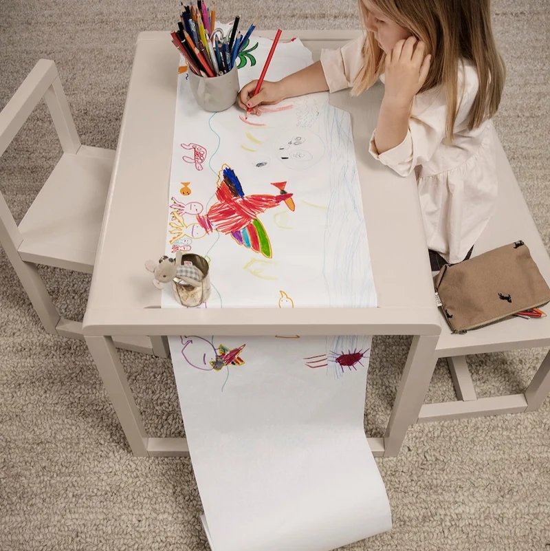 Kindertisch Little Architect Blau - ferm LIVING