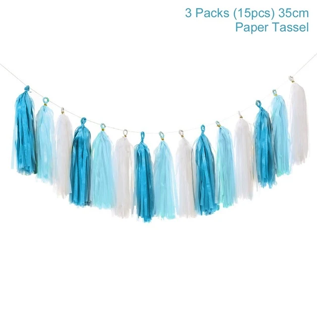 QIFU My First Birthday Blue Party Decoration Foil Balloons Baby Boy I AM ONE 1st Birthday Party Decorations Kids It's a Boy