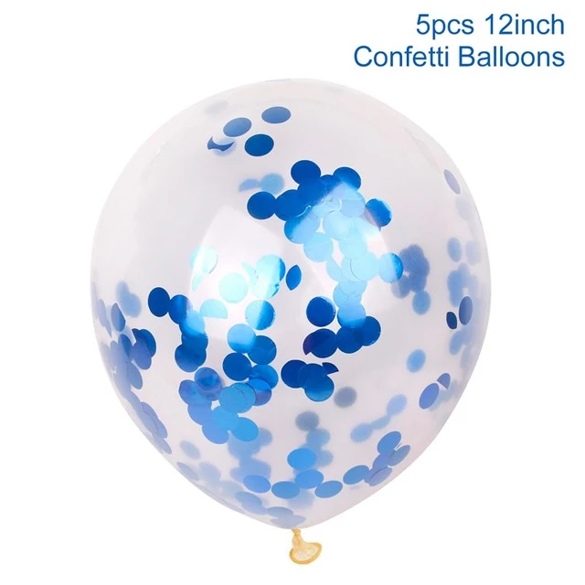QIFU My First Birthday Blue Party Decoration Foil Balloons Baby Boy I AM ONE 1st Birthday Party Decorations Kids It's a Boy